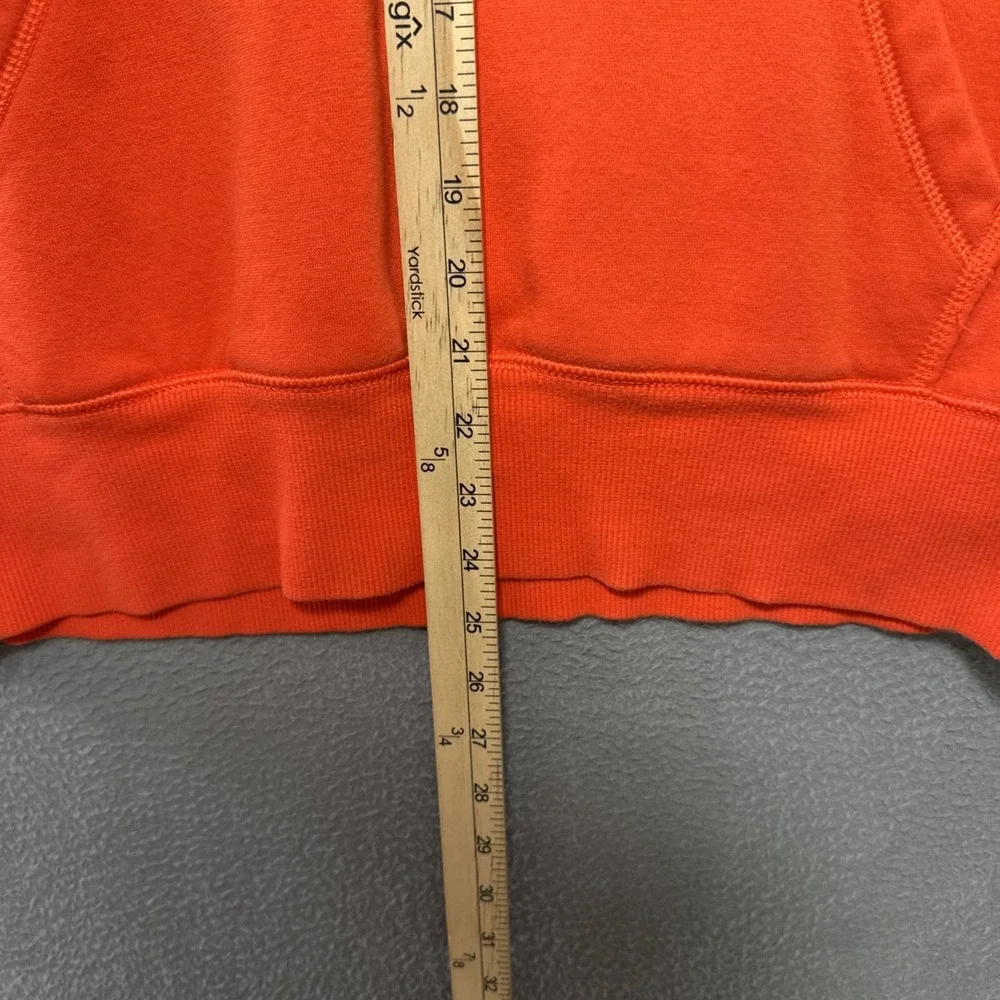 Vintage Nike Hoodie‎ Mens Sz Medium Orange Swoosh Script Spellout Y2k Streetwear